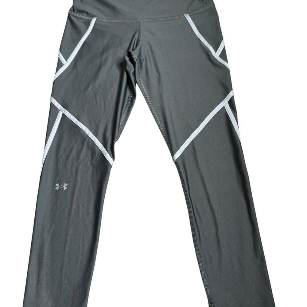 Under-armour Women's Grey and Black Leggings